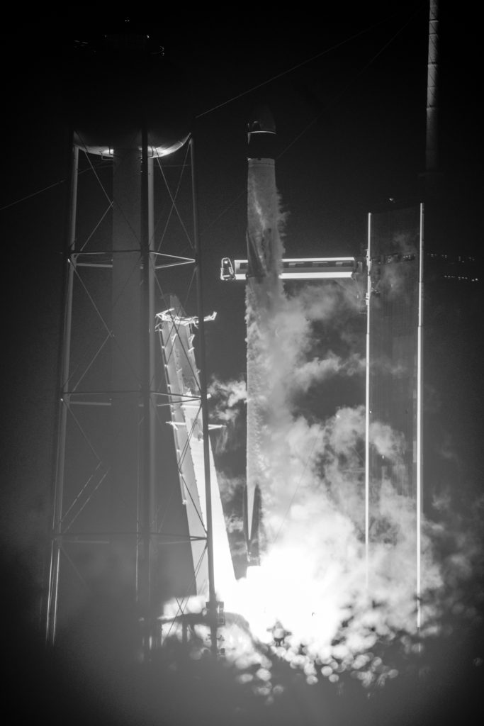 Crew-1 Falcon 9 liftoff