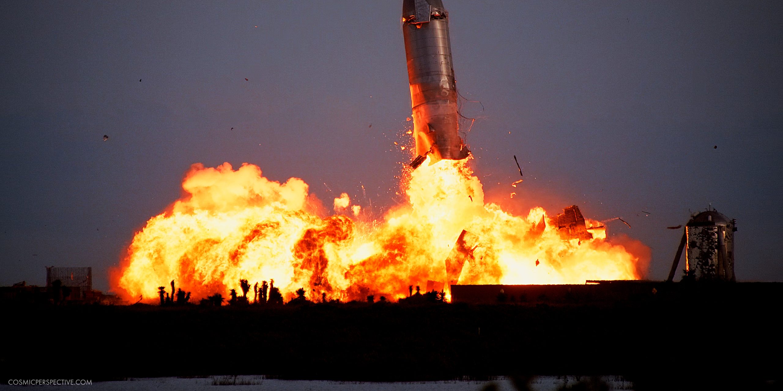 Starship explosion atmosphäre