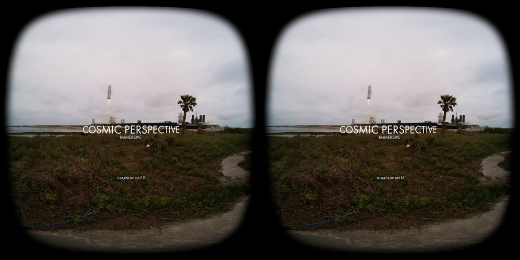 SpaceX Starship liftoff VR