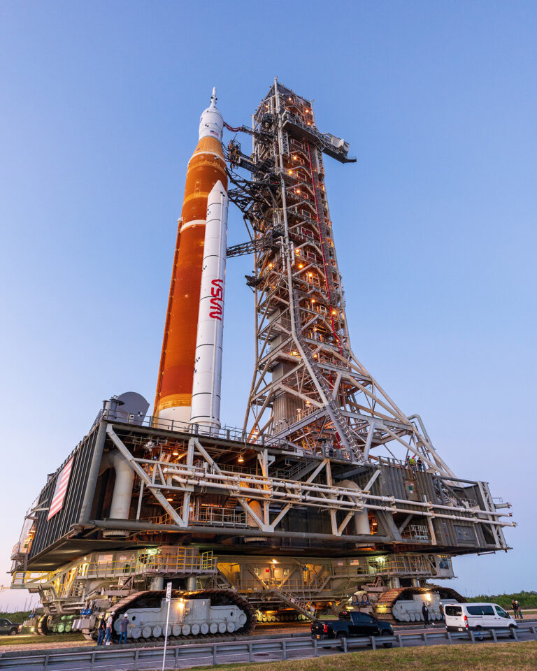 SLS rolls out to the launchpad