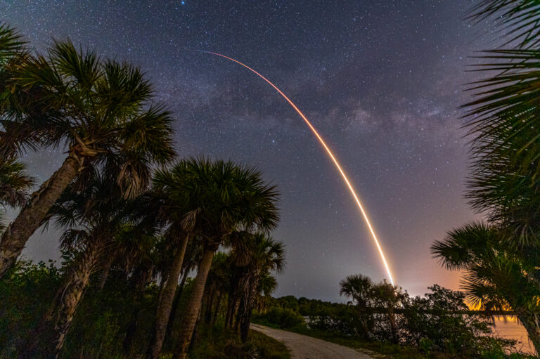 Crew-4 launch streak by John Pisani for Cosmic Perspective