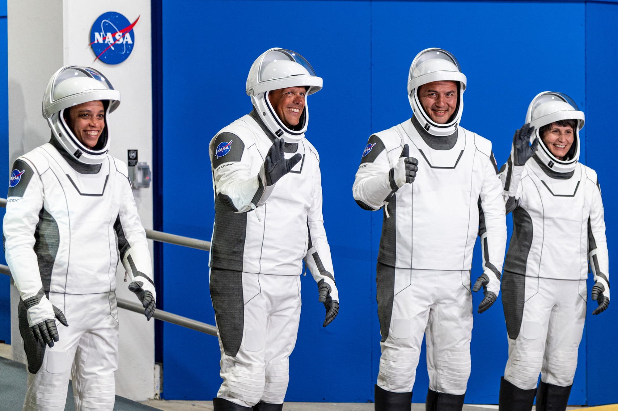 Photo of Crew-4 astronaut walkout