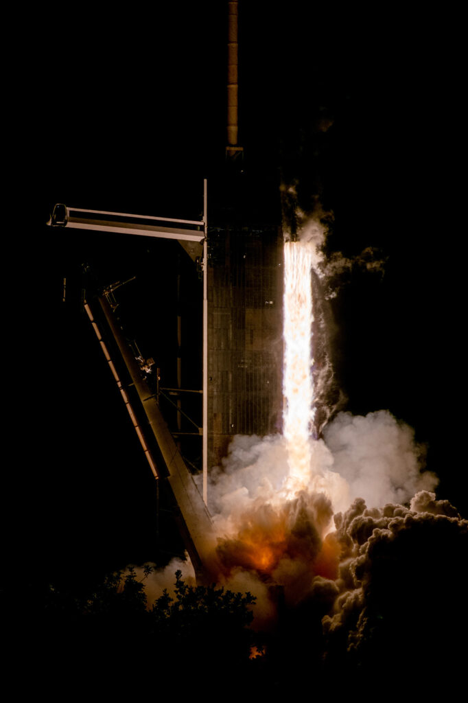 Photo of Crew-4 liftoff by John Pisani